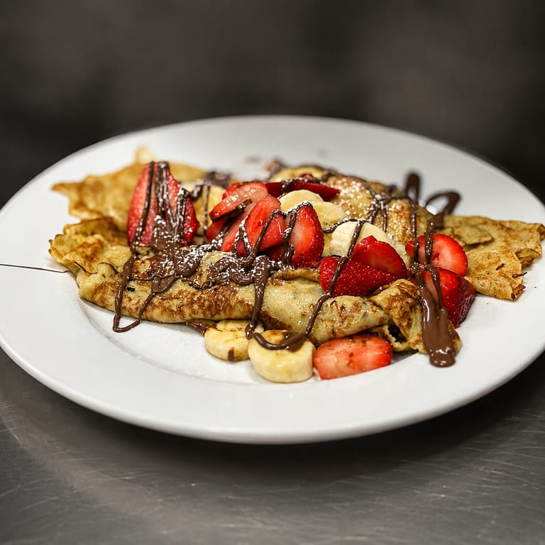 Delicious Nutella Crepes Await